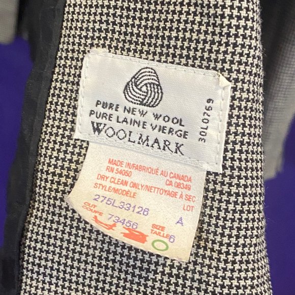 Jones Wear Gingham Button Blazer - Picture 4 of 4